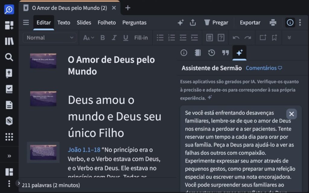 Ferramenta de geração de aplicações práticas personalizadas para diferentes contextos
