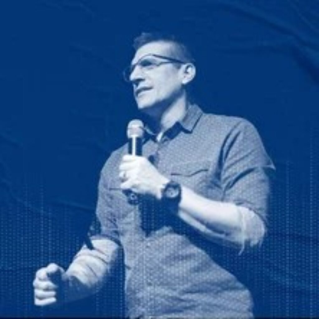 Zé Bruno dando depoimento sobre o Logos Bible Software