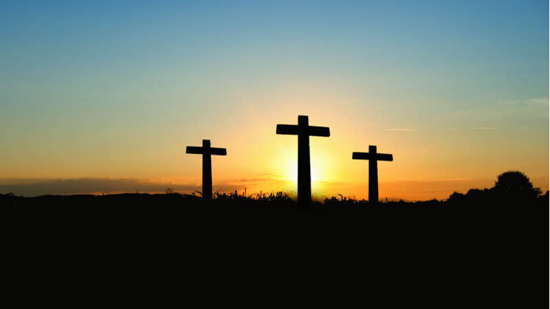 Como o ladrão na cruz…