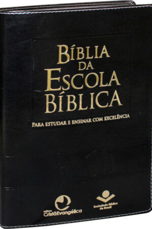 Bíblia da Escola Bíblica com índice – Capa Preta nobre