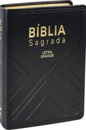 Bíblia Sagrada Evangélica Tamanho Pequeno Letra Grande Linguagem Fácil Capa Preta Nobre