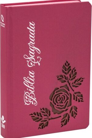 Bíblia Sagrada Letra Grande – Capa corte vazado flor: Nova Almeida Atualizada (NAA)