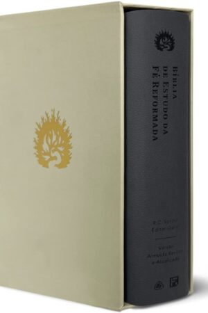 Bíblia de Estudo da Fé Reformada com Concordância – luxo chumbo e estojo