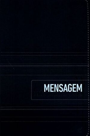 Bíblia A Mensagem – capa luxo preta e cinza beira prata