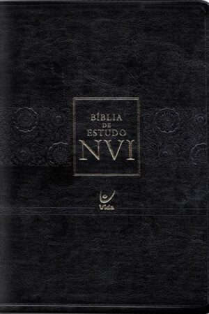 Bíblia de Estudo NVI – Capa PU Preta
