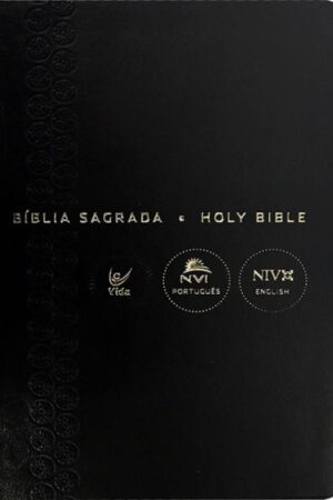 Bíblia NVI Português-Inglês – Capa PU Preta