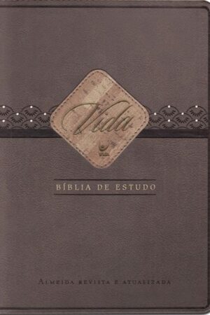 Bíblia de Estudo Vida – ARA – Capa PU Marrom e Café