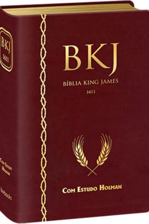 Bíblia King James Fiel 1611 Com Estudo Holman (Vinho)