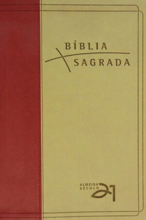Bíblia A21 Luxo – Vermelha E Areia C/ Referências Cruzadas